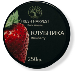 Изображение Пюре Клубника без сахара Fresh Harvest, 250 г